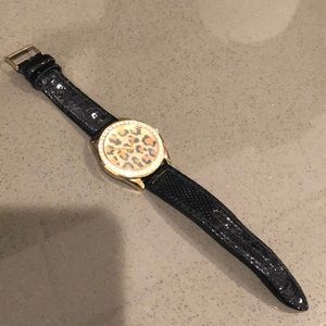 Guess Analog Animal Print/ Sequin Watch